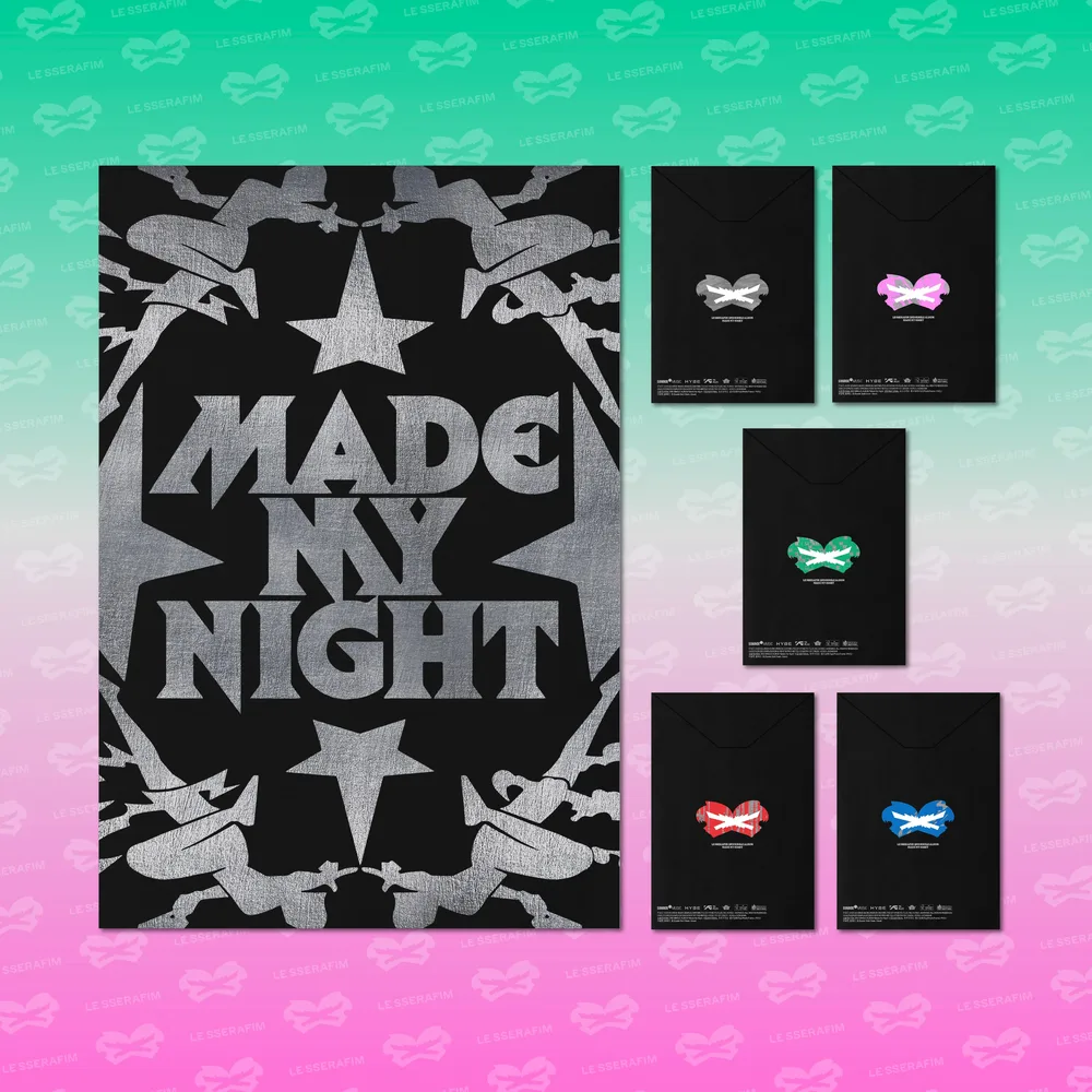 LE SSERAFIM - Made My Night (COMPACT ver.) Silver Glitch